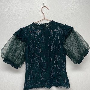 Lace Embroidered Blouse
